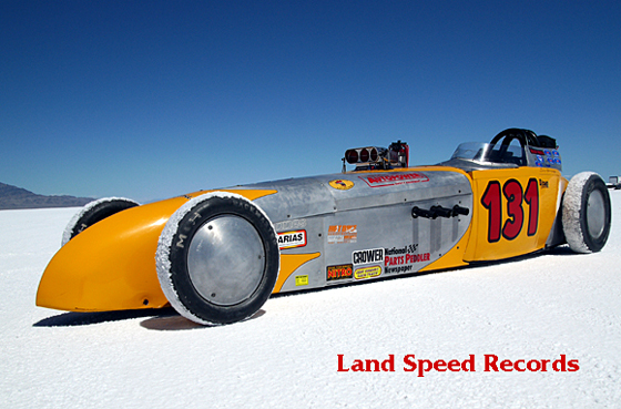 picture of land speed record race car